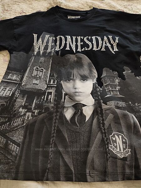 Футболка для дівчінки Wednesday 13-14 рокіав.