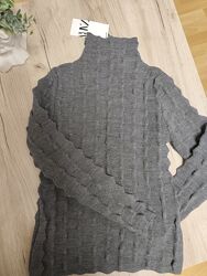Новий светр Zara у сірому кольорі S.