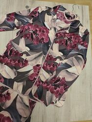 Жіноча піжама, домашній костюм Secret Possession Floral Satin.