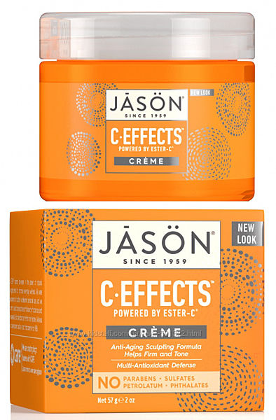 Антивозрастной крем и лосьон для кожи лица с витамином С Ester-C Jason США