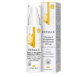 Легкий увлажняющий солнцезащитный крем SPF45 с витамином С Derma E США