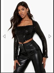 Boohoo святковий топ