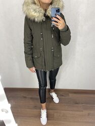 Распродажа. демисезонная парка. fbsister. размер хс.