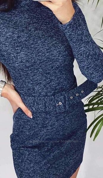 Плаття жіноче синього кольору 
