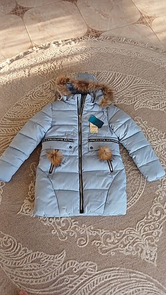 Пуховик зимовий 140/146