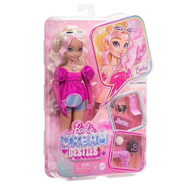 Лялька Барбі Малібу Barbie Dream Besties Malibu Doll Wavy Blonde Hair