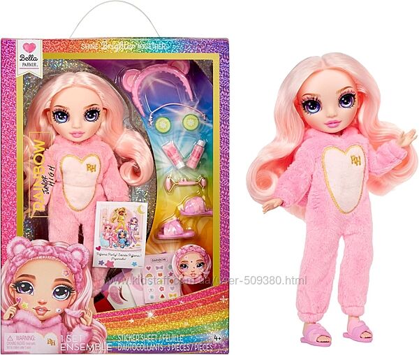 Лялька Rainbow High Jr High PJ Party Bella Parker Рейнбоу Хай Белла Паркер
