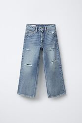Широкі джинси для дівчинки zara 158-164 см синій