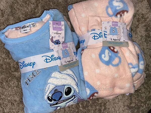 Піжама primark з аплікацією disney lilo&stitch - marshmallow стіч