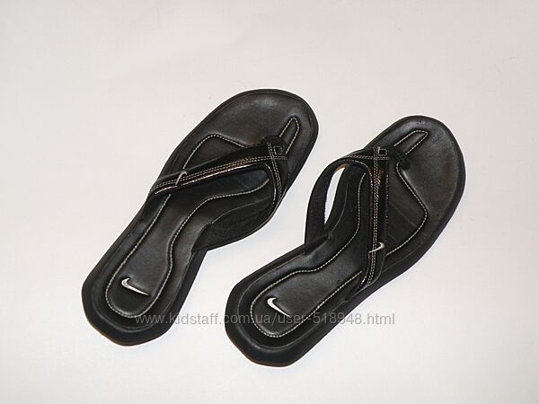 Nike вьетнамки черные р.37 -37,5