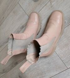 Чоботи Zara,  р. 37, Натуральна шкіра