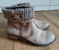 Напівчоботи Tamaris, р. 37, Натуральна шкіра