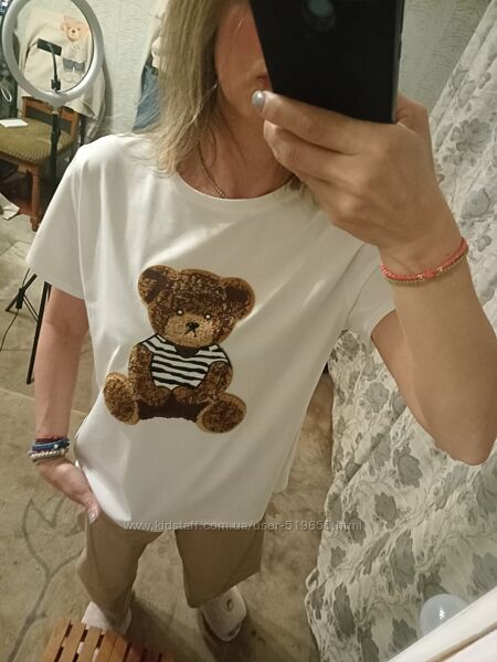 Футболочки з Moschino з мішкою