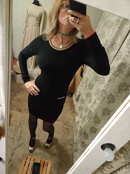 Сукня чорна цепочка DOLCE&GABBANA