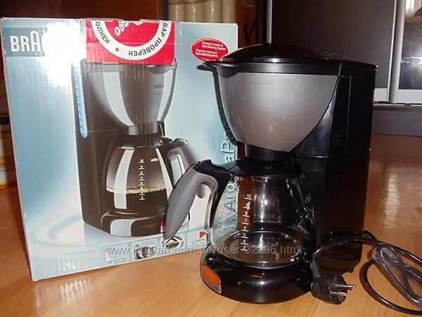 Кофеварка кавоварка нова Braun Браун AromaPassion KF 550