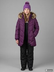 зимнее пальто Ленне Lenne Pearl 158  шапка