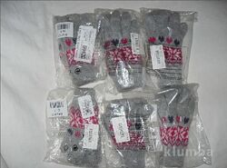 вязанi дитячi рукавички 