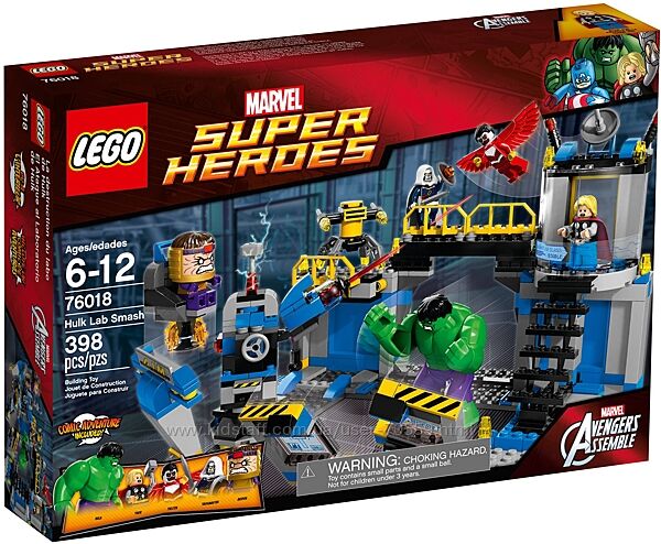 Lego Super Heroes 76018 Лаболатория Халка