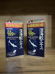 Сквален акулячий жир ORIHIRO Японія 360 капсул  вистачає на 60 днів