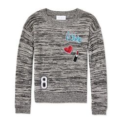 Джемпер Childrens place со сверкающими  нашивками 