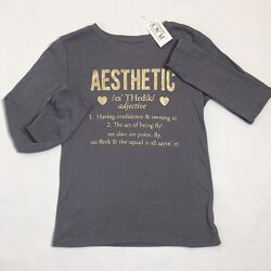 Реглан  Childrens Place с золотой надписью 