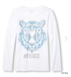 Реглан Childrens Place с cеребряной надписью 