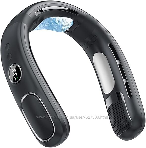 Охолоджуючий шийний вентилятор-кондиціонер з акумулятором 4000мА-г