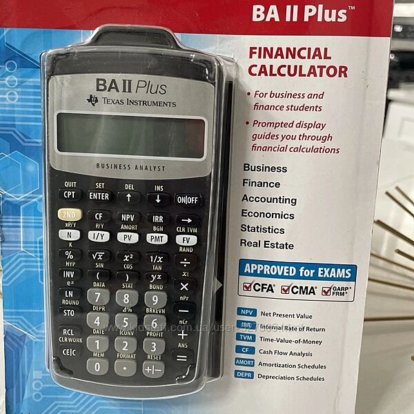 Финансовый калькулятор BA II Plus Texas Instruments