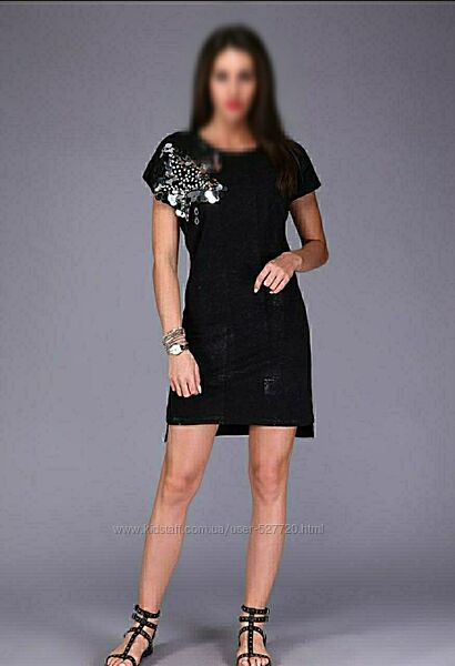 Жіноча трикотажна літня сукня, красивое женское платье, Туреччина, див. за