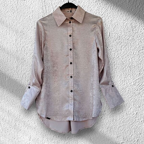 Сорочка для дівчаток підлітків, святкова блузка, блуза рубашка для девочек