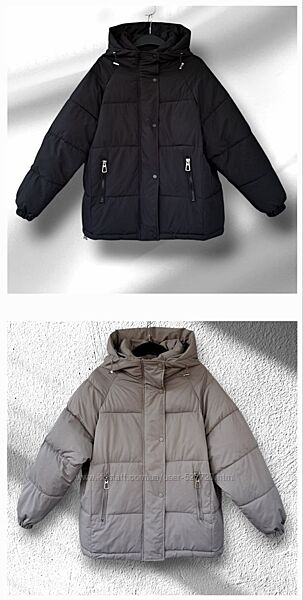 Жіноча демісезонна куртка, єврозима, оверсайз, женская куртка, до 56/58