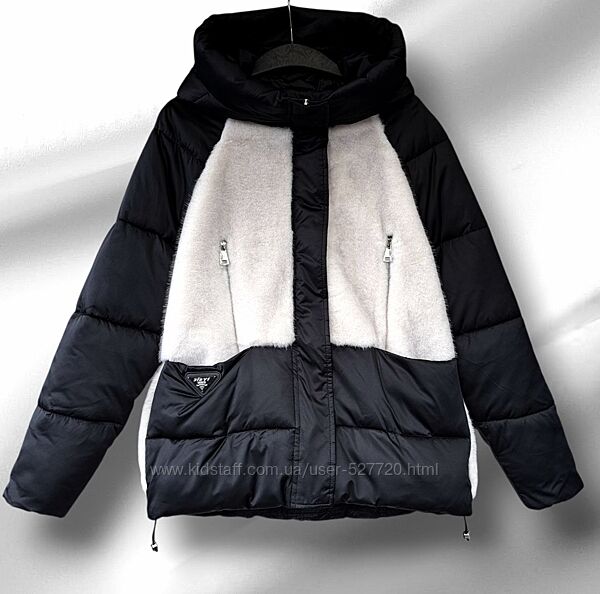 Жіноча зимова куртка, єврозима, холодна весна-осінь, оверсайз, женская курт