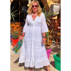 Новинки сезона 2022, платья натуральные шитье, батист, вышивки