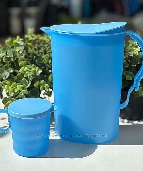 Кувшин Очарование 2. 1 л. в голубом цвете  Tupperware