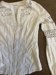 Біла вишита сорочка, розмір с