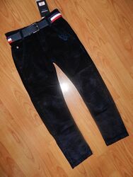 Вельветовые брюки на флисе для мальчика, парня, подростка. размер 134 