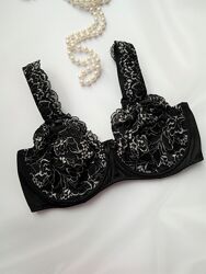 90C Nice size Красивейший кружевной мягкий бюстгальтер на косточках 