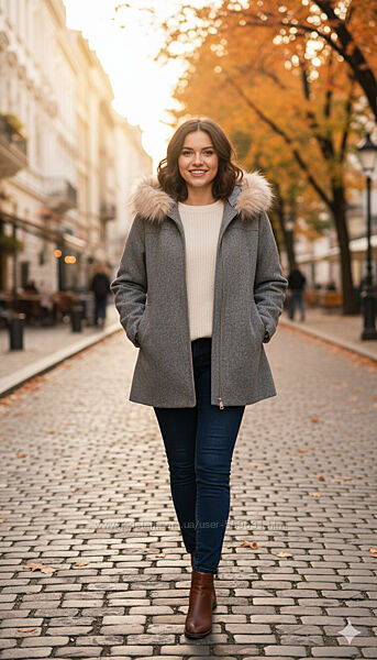 Демісезонне жіноче пальто. Розмір 48-50