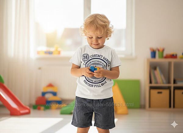 Літній комплект костюм для хлопчика 2-5 років