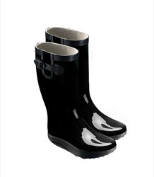 Жіночі гумові чоботи утеплені Walkmaxx чорні