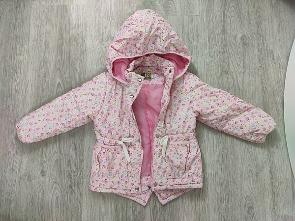 Куртка парка девочке на рост 92