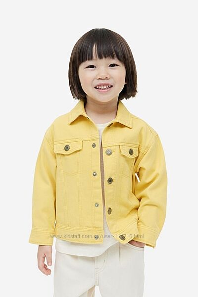 Джинсовая куртка H&M 128/134см