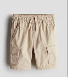 Шорты-карго из твила H&M 8-9Y