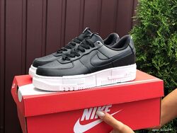Женские кроссовки Nike Air Force черные р. 36-40 р
