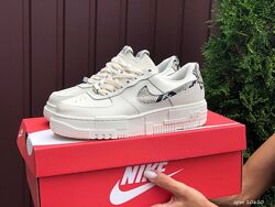 Женские кроссовки Nike Air Force бежевые р. 36-40 р