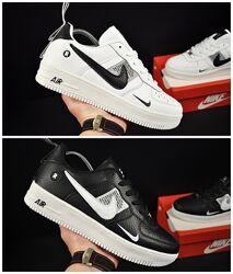 Мужские кроссовки Nike Air Force 1 р. 41- 46 белые и черные н