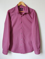 Оригінальна сорочка в клітку від boss, xl