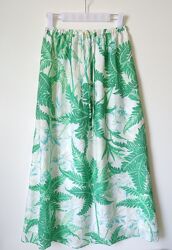 Легка спідниця з пальмовим листям від h&m
