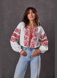 S, M, L стильна вишиванка з бавовни Туреччина
