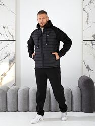 48, 50, 52, 54, 56, 58 Чоловічий теплий спортивний костюм на флісі